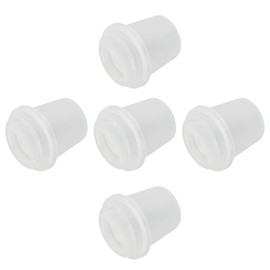 Makeup Sponge Holder, 5Pcs Transparent Coffee Cup Shape Beauty Sponges Case Portable Plastic Cosmetic Egg Storage Box for Home Travel