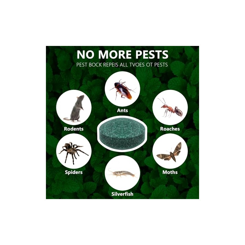 Natural Rodent Repellent Balls - Peppermint Lemon Oil Formula
