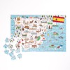 Terra Puzzles Spain Map Wooden Jigsaw Puzzle 152 Piece, 15x10