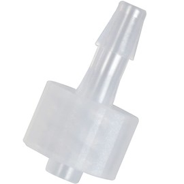 MEETOOT 20pcs Luer-to-Barb Adapter Male Luer with Lock Ring 1/8" Hose Barb Screw Quick Connector Plug 3.2mm for Laboratory Biochemical/Analytical Instruments and Food Machinery