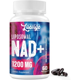  1200mg Liposomal NAD+ Supplement – Ultra Purity & Enhanced Absorption for Optimal Age Defense and Energy//Nda supplement