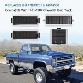 Nirakoka A/C Dash Vents SET 4 PCS # 3979751 & 14014536 - Compatible with Chevy Gmc TRUCK 1981-1987