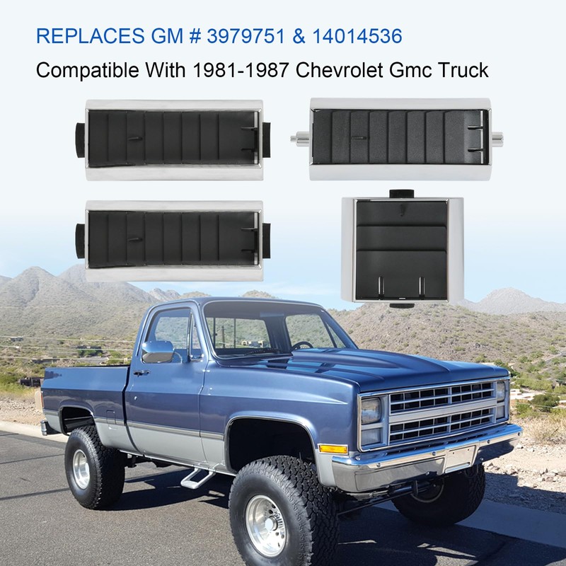 Nirakoka A/C Dash Vents SET 4 PCS # 3979751 &