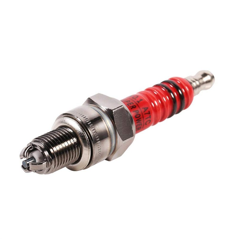 3 Electrodes Spark Plug for Moped Scooter ATV Quad GY6