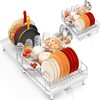 TOOLF Expandable Dish Rack, Dish Drying Rack for Kitchen Counter,