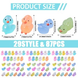 Resin Mini Landscapes, Animal Themed Landscapes, Decorative Animal Figurines, Glow In The Dark, Enhance Home Decor With Swan Pink Pig Duck Ornaments for Whimsical Figurines (Little Pig 30 Pcs)