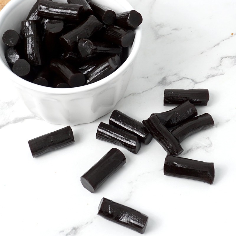 Finnska Soft Black Licorice, 1 Pound Bulk Bag, Soft Chewy