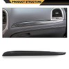 CNNELL Central Control Dashboard Cover Trim Bezels Compatible with Chrysler