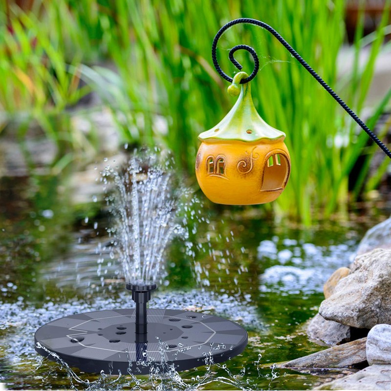 Vitcoco 2.5 W Solar Fountain, Upgraded Solar Pond Pump