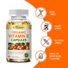 Organic Vitamin E Capsules Supplement for Hair Skin Nail Face