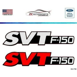 ZIC Motorsports Ford SVT-F150 Vinyl Decals in/out door with air release NOT OE Replacements