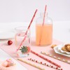 CTIGERS Cute Pineapple Patterns Paper Straws Summer Friut Style Biodegradable