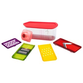 KUHN RIKON Mandolin & Grater Box-Mandoline and Grater, 28 x 28 x 1 cm, Transparent