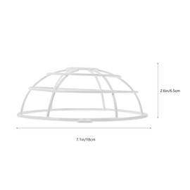 Happyyami White Fire Sprinkler Guard Cover for Both Fire Protecting Flush Mount Side Wall Pendent Semi Recessed Sprinkler Cage