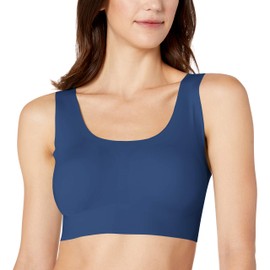 Bali Women's Comfort Revolution EasyLite Seamless Wireless Bra, in The Navy 2, Large