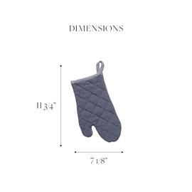 Casafina Set of 2 100% Cotton Oven Mitts 11.75'' x 7'' - Alessa Collection, Chive (Green) | Kitchen Linen Elegant Tableware | Restaurant Quality Dinnerware & Tableware