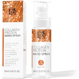 Collagen Hydrating Spray, Soothing Refreshing Face Mist for All Skin Types, Anti-Aging Toner Spray to Firm and Elastic Skin, Long-Lasting Makeup, Nourishing, Moisturizing 2.1 FL OZ