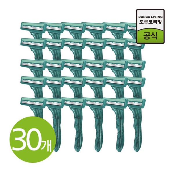 Dorco Touch3 Portable Disposable Razor 30pcs / 도루코 터치3 휴대용