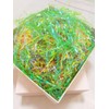 Lridescent Rainbow Easter Grass Crinkle Cut Paper,Raffia Basket Shreds Tissue