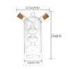 HOUNKUI 2 in 1 Olive Oil and Vinegar Dispenser, Multifunctional