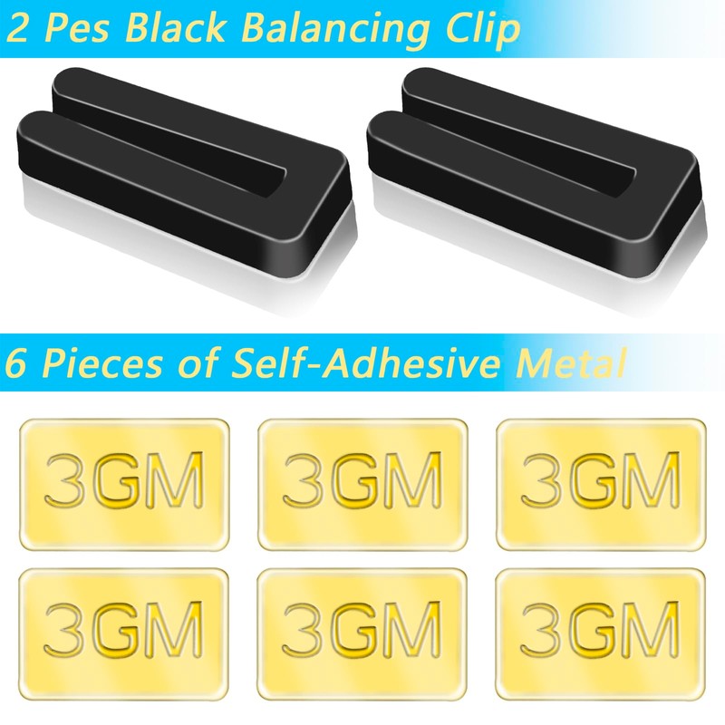 8 PCS Ceiling Fan Blade Balancing Kit, 2 Set Ceiling