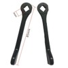 Inline Patio Door Handle Black Door Lock Lever Pair Suits