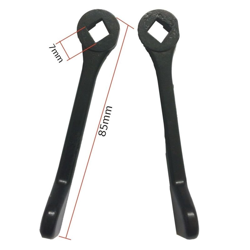 Inline Patio Door Handle Black Door Lock Lever Pair Suits