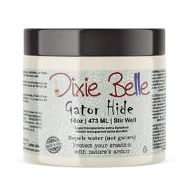 Dixie Belle Paint Company | Gator Hide | Non-Yellowing Polyacrylic Topcoat Paint | Resistant Finish for DIY Projects | Made in the USA - Size: 16 Fl Oz