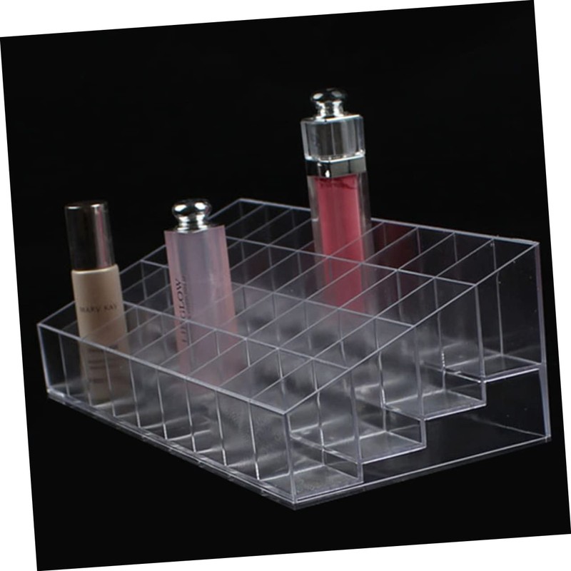 Baluue Clear Lipstick Organizer Space Makeup Storage Display Stand for