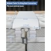 Safetect 10" Bed Bridge Gap Fillersplit, King Gap Filler for