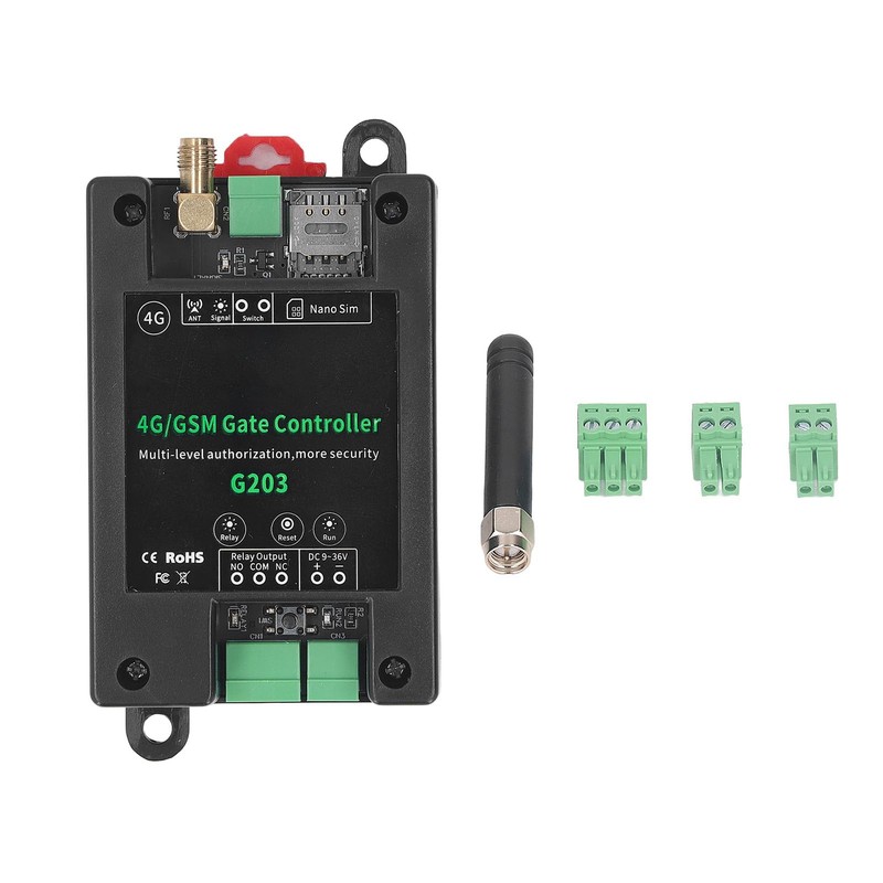 GSM Gate Opener G203 Relay Switch 3G 4G Garage Door