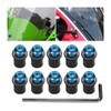 CGEAMDY Pack of 10 Windscreen Nuts, 5 mm Motorcycles Windscreen