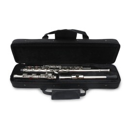 yinfente Advance New 17 key Flute Closed Hole Flutes Nickel Silver Keys With Case