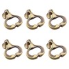 MOROBOR Antique Cabinet Pull Handle,6pcs Antique Pendant Ring Pulls Drop
