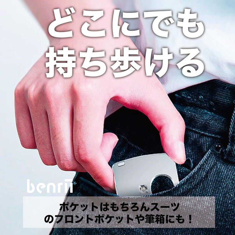 Benrii Pocket Magnifier with 2 Lenses (3x, 6x), LED Light,