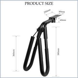 Surfboard Bike Rack,Motorcycle Surfboard Rack,Bicycle Surf Board Carrier,Surfboard Rack for Motorcycle/Mopeds/E-Bikes