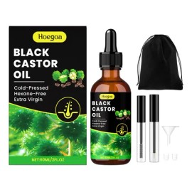 Hoegoa - Aceite De Ricino Negro Hoegoa 60ml Prensado En Frí - 60ml | Negro - Top Quality