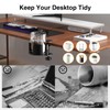 Vesaneae Aluminum Alloy Desk Cup Holder, Adjustable Table Drink Holder