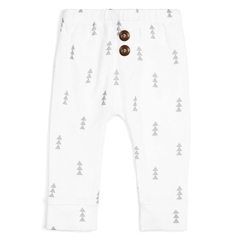 BaeBae Goods Grey Clouds Baby Pants Set (24 Months)