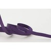Berisfords Double FACE Poly Satin Ribbon, BlackBerry, 7 mm