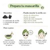 Mascarilla Facial Arcilla Negra Limpieza Pack 2 Profunda