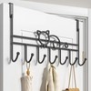 WBDXWB Over The Door Hook, Cat-Shaped Over Door Hanger for