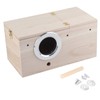 Budgie Nesting Box, Wood Bird Nest Breeding Box Bird Cage