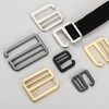 sourcing map 2Pcs G-Hook Webbing Buckles, 38mm Inner Length Flat