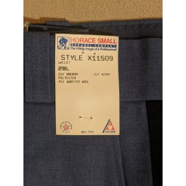 Horace Small NOS Horace Small Womens Navy-Stripe Uniform Pants 28W 38L X11509 2487 WPL7230