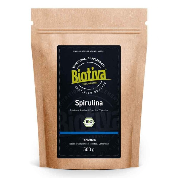 Spirulina Tablets Organic - 500 g - Premium Organic Quality