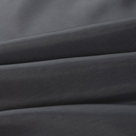 Aoohome Fabric Shower Curtain Liner, Solid Hotel Shower Curtain, Water Repellent, Dark Grey, 72 Width x 78 Height Inch