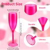 XUWAIDSGN Champagne Flute Acrylic Champagne Glasses Wedding Toasting Champagne Flute