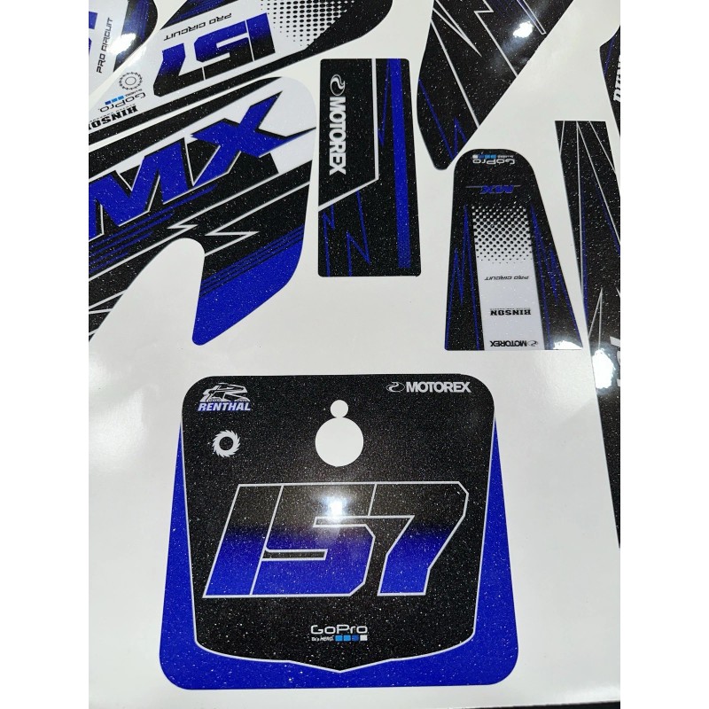 Razor MX500 MX650 graphics kit decals THICK AND HIGH GLOSS