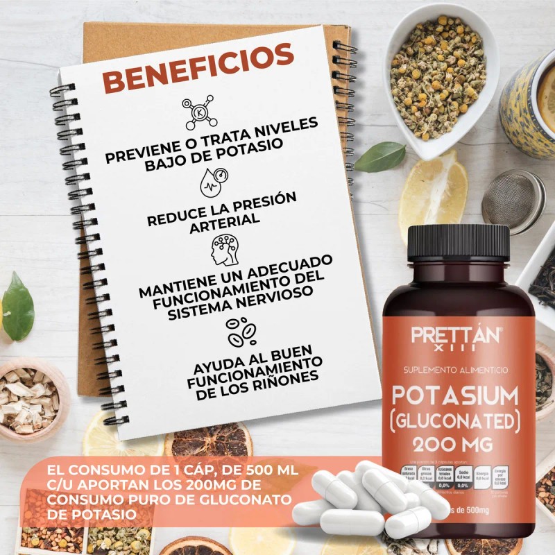 Suplemento en cápsula Prettan XIII Nutrition Series Proteínas de Gluconato